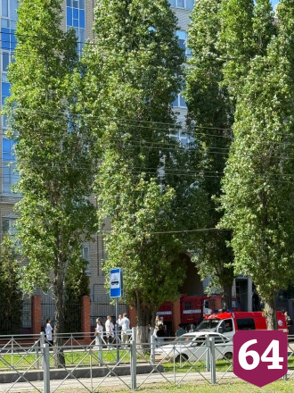 Саратовский медуниверситет эвакуировали из-за возгорания светильника
