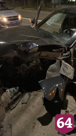 В Саратове произошло тройное ДТП с пострадавшим