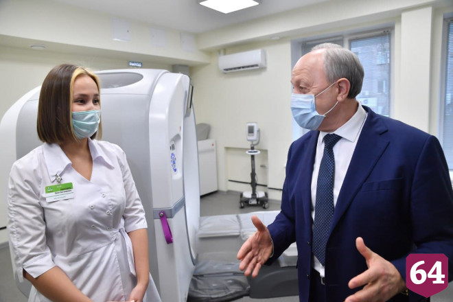 В саратовской поликлинике заработал новый томограф 