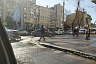 В центре Саратова легковушку после ДТП выбросило на тротуар