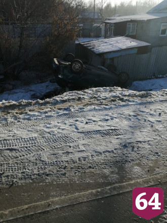 При опрокидывании «Лады» травмировался водитель
