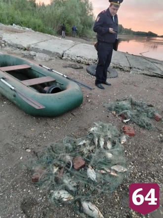 В Саратовской области браконьеры лишились улова и сетей 