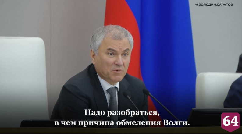 Володин потребовал найти причину обмеления Волги