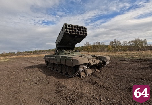 Огнеметчики «Солнцепеков» отработали боевые навыки на полигоне под Саратовом