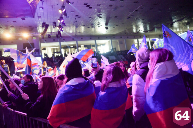 На митинг в честь Крымской весны пришли 6 тысяч саратовцев 