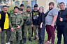 Саратовский силач отвез мобилизованным медикаменты и вещи