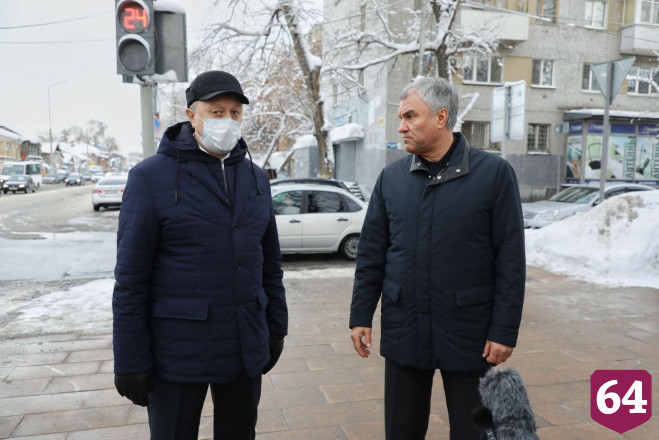 Володин в Саратове раскритиковал работы по уборке снега