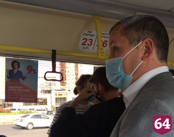 Саратовцы без масок начали устраивать скандалы в автобусах 