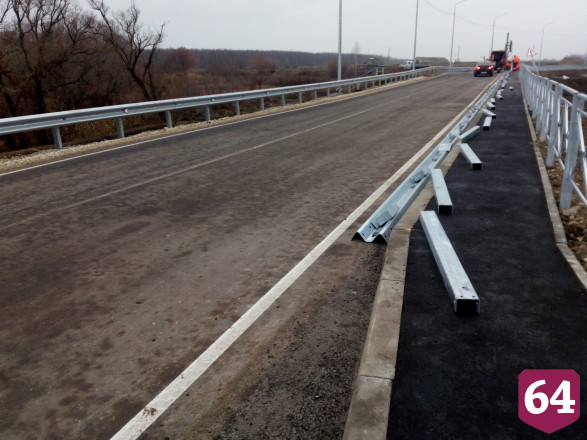 В Петровском районе завершили ремонт трассы на Новые Бурасы