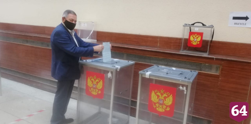 Голосование в Саратове проходит с соблюдением санитарных норм