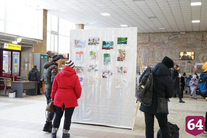 Саратовские школьники нарисовали безопасные маршруты