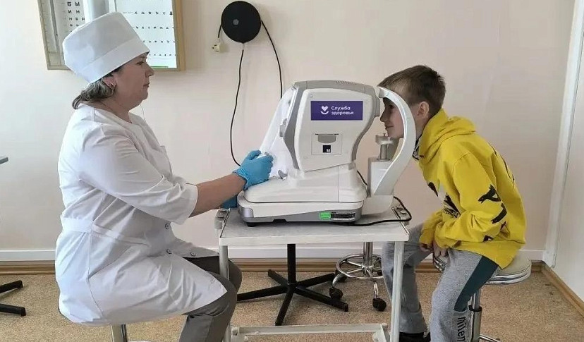 В Саратовской области оборудование позволяет за пару минут проверить зрение
