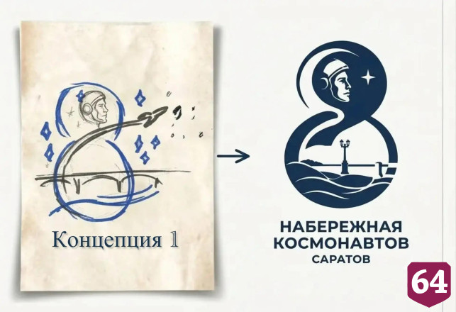 В Саратове разработали концепции логотипа набережной