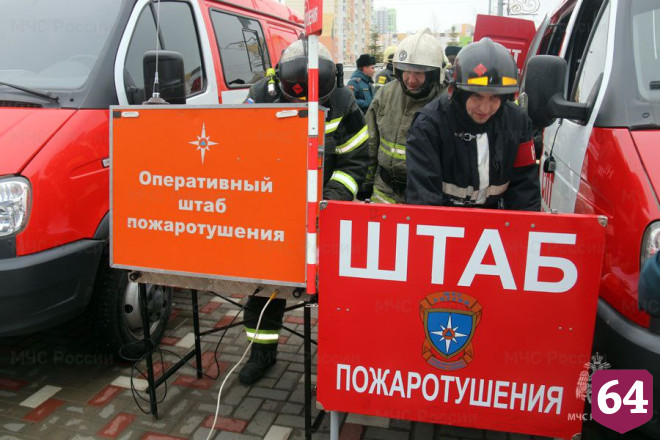 Пять человек спасли на «пожаре» во Дворце водных видов спорта