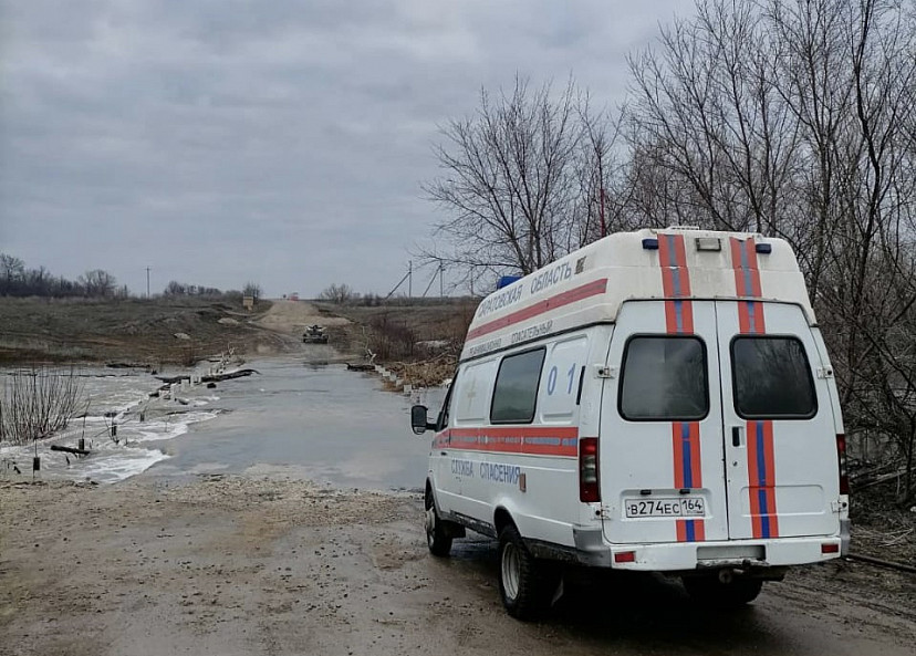 В Саратовской области ушли под воду 9 мостов 