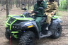 Саратовские леса патрулируют пожарные на квадроциклах
