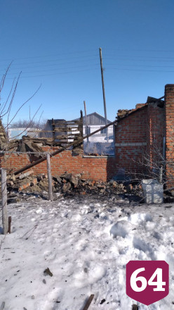 На пожаре в частном доме обгорел мужчина