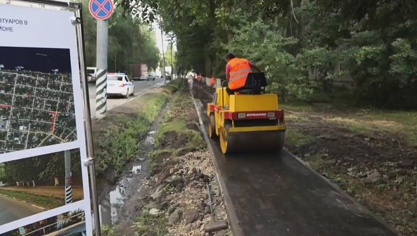 В Энгельсе стартовал масштабный ремонт тротуаров