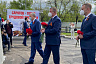 В Саратове заложили камень под стелу «Город трудовой доблести»