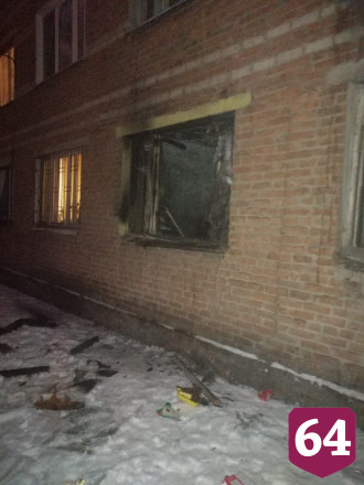 Под Саратовом в горевшем общежитии нашли труп жильца