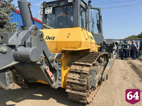 На полигоне в Энгельсе обсыпают грунтом очаги тления
