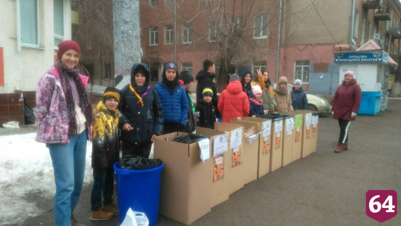 Саратовские волонтеры собрали 800 килограммов стекла