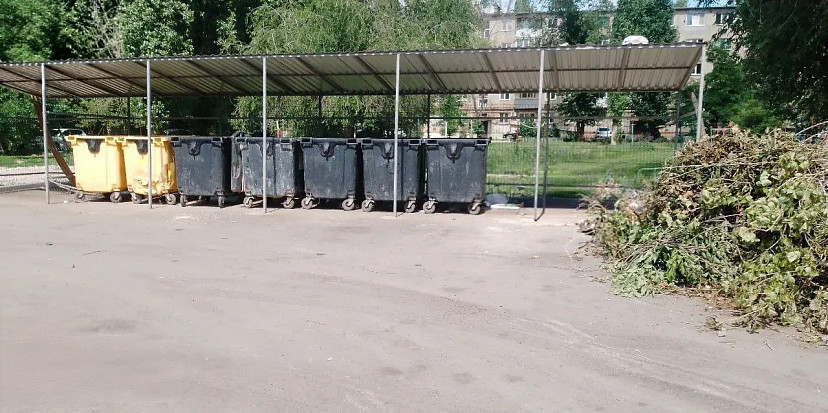 Саратовцам напомнили о запрете складирования на контейнерных площадках древесно-растительных отходов