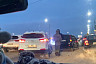 Незначительная авария блокировала движение в Юбилейный